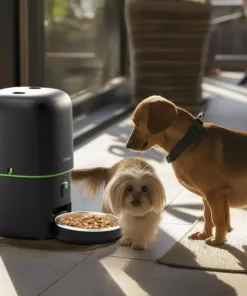 Distributeur automatique de croquettes avec caméra